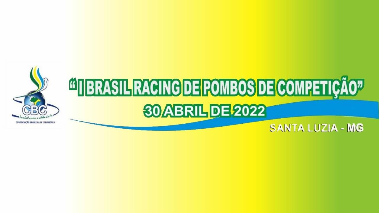 CONVITE PARA O I BRASIL RACING DE POMBOS DE COMPETIÇÃO – I BRP CONVITE PARA O I BRASIL RACING DE POMBOS DE COMPETIÇÃO – I BRP