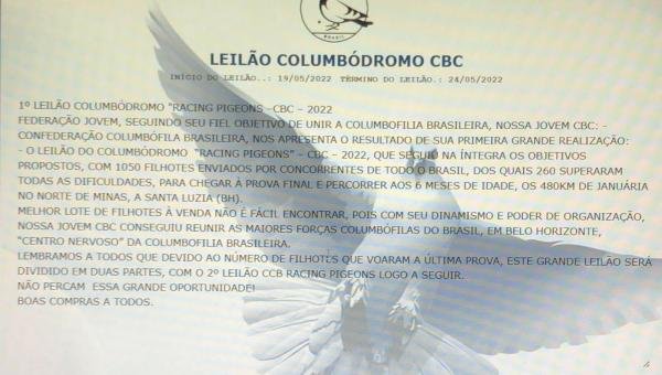 LEILÃO CBC 